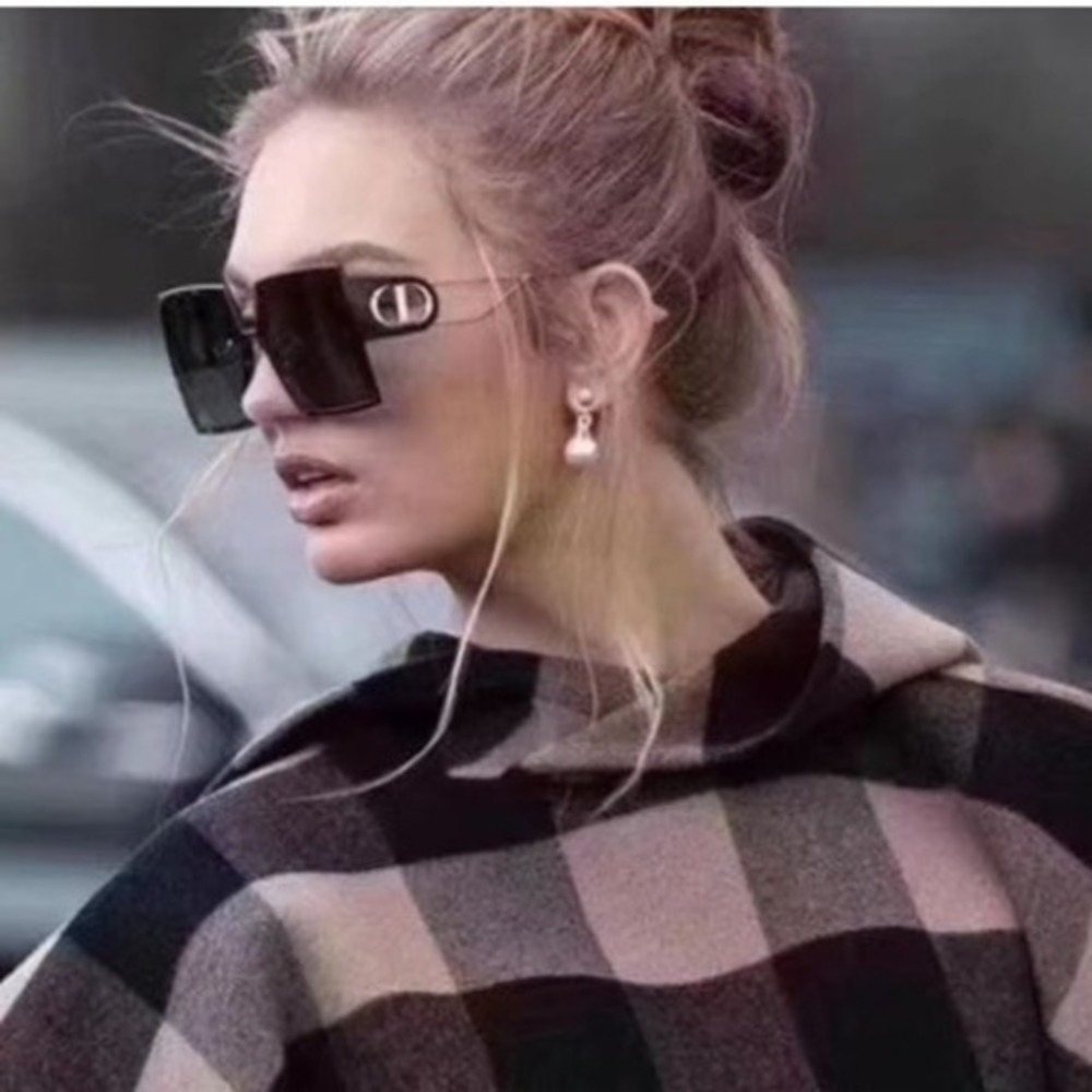 Designer Sunglasses Fashion Oversized Square Frame Shades
